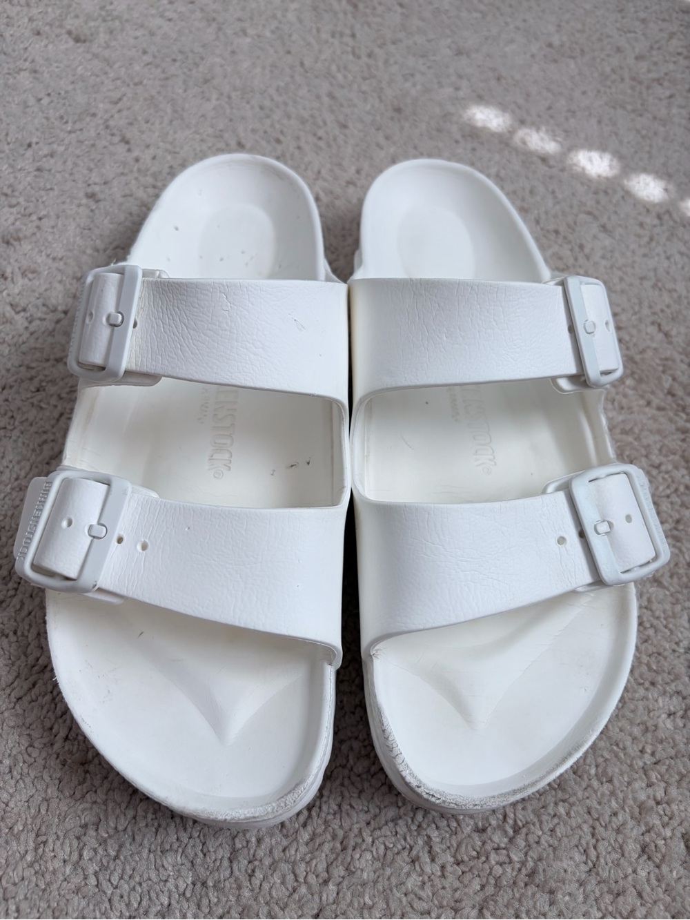 Birkenstock Arizona EVA Sandals Women’s Size 7 White Waterproof Slip On